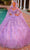 Amarra 54320 - Cold Shoulder Ballgown with Hooded Cape Special Occasion Dress 00 / Lilac