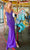 Amarra 87161 - Strappy Back Beaded Evening Dress Evening Dresses 00 / Purple