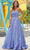 Amarra 88502 - Scoop Neck Sequin Prom Gown Prom Dresses 0 / Periwinkle