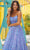 Amarra 88502 - Scoop Neck Sequin Prom Gown Prom Dresses 0 / Periwinkle