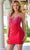 Amarra 88661 - Sweetheart Rhinestone Cocktail Dress Special Occasion Dress 00 / Red