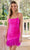 Amarra 88668 - Scoop Ruched Jersey Cocktail Dress Special Occasion Dress 00 / Bright Fuchsia