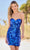 Amarra 88693 - Cut Glass Cocktail Dress Special Occasion Dress 00 / Royal Blue