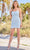 Amarra 88694 - Scoop Embroidered Cocktail Dress Cocktail Dresses 00 / Light Blue