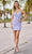 Amarra 88696 - Pastel Floral Cocktail Dress Cocktail Dresses 00 / Lilac/Multi
