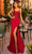 Amarra 88711 - Scoop Neck Mermaid Prom Dress Special Occasion Dress 000 / Wine