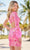 Amarra 88721 - Sequin One-Shoulder Long Sleeve Cocktail Dress Cocktail Dresses