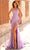 Amarra 88725 - Embroidered Trumpet Prom Dress Special Occasion Dress 00 / Lilac