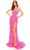 Amarra 88746 - Embroidered Sequin Prom Dress with Slit Special Occasion Dress 000 / Neon Pink