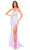 Amarra 88751 - Plunging Sequin Prom Dress Special Occasion Dress 000 / Lilac