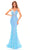 Amarra 88763 - Sleeveless Sequin Prom Dress Special Occasion Dress 000 / Turquoise