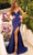 Amarra 88764 - Sequin Embroidered Back Dress Special Occasion Dress 000 / Navy/Multi