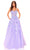 Amarra 88767 - Floral Sequin Prom Dress Special Occasion Dress 000 / Periwinkle