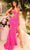 Amarra 88769 - Sequin Sheath Prom Dress with Slit Special Occasion Dress 000 / Neon Pink