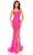 Amarra 88783 - Scoop Sequin Prom Dress Special Occasion Dress 000 / Neon Pink