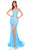 Amarra 88783 - Scoop Sequin Prom Dress Special Occasion Dress 000 / Turquoise