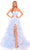 Amarra 88785 - Ruffled Ballgown with Slit Special Occasion Dress 000 / Light Blue