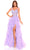 Amarra 88790 - Lace Detailed Corset Prom Dress Special Occasion Dress 000 / Periwinkle