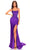 Amarra 88795 - Bead Sprinkled Prom Dress Special Occasion Dress 000 / Purple