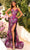 Amarra 88797 - Sequin Motif Mermaid Prom Dress Special Occasion Dress 000 / Fuchsia/Multi