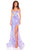 Amarra 88797 - Sequin Motif Mermaid Prom Dress Special Occasion Dress 000 / Lilac/Multi