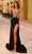 Amarra 88808 - Floral Sequin Bodice Prom Dress Special Occasion Dress 000 / Black/Multi