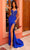 Amarra 88823 - Lace Detailed Prom Dress Special Occasion Dress 000 / Royal Blue