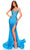 Amarra 88831 - Foliage Detailed Prom Dress Special Occasion Dress 000 / Teal