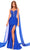 Amarra 88836 - Plunging Sweetheart Mermaid Evening Dress Special Occasion Dress 000 / Royal Blue