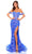 Amarra 88846 - Sequin Off-Shoulder Evening Dress Special Occasion Dress 000 / Royal Blue