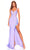 Amarra 88847 - Studded Rhinestone Sheath Evening Dress Special Occasion Dress 000 / Periwinkle/Multi