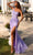 Amarra 88867 - One-Sleeve Embroidered Sequin Embellished Prom Dress Special Occasion Dress 000 / Lilac