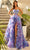 Amarra 88873 - Sleeveless Ruffled Ballgown Special Occasion Dress 000 / Lilac/Multi