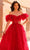Amarra 94002 - Off Shoulder Ruffled Ballgown Special Occasion Dress