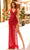 Amarra 94004 - Sequin Illusion Skirt Evening Dress Special Occasion Dress 000 / Red