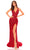 Amarra 94009 - Bead Embellished Prom Dress Special Occasion Dress 000 / Red