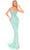 Amarra 94011 - Bead Sheath Evening Dress Special Occasion Dress 000 / Aqua