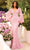 Amarra 94037 - Bell Sleeve Embellished Prom Dress Special Occasion Dress 000 / Light Pink