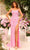 Amarra 94039 - Scoop Embellished Evening Dress Special Occasion Dress 000 / Neon Pink