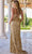 Amarra 94278 - Fringed High Slit Long Gown Evening Dresses