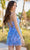 Amarra 94286 - Scoop Neck Fringed Cocktail Dress Cocktail Dresses