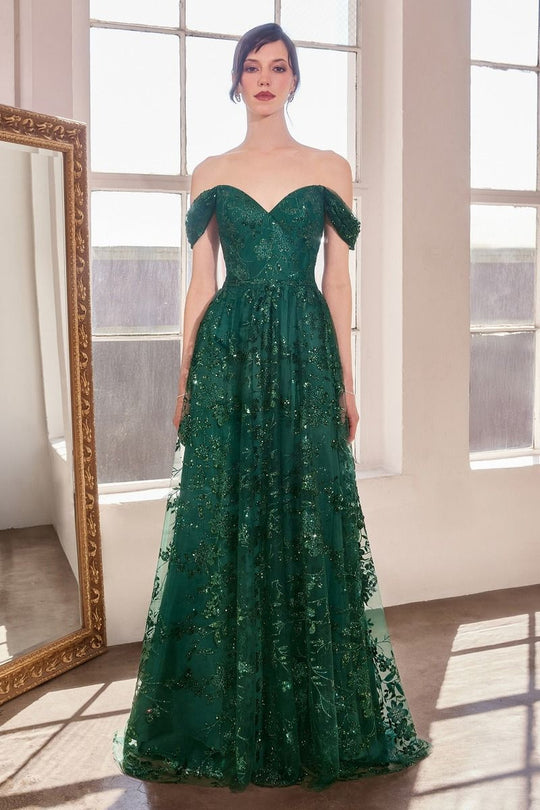 Amoris by Ladivine T607 - Sweetheart Off-Shoulder Formal Dress
