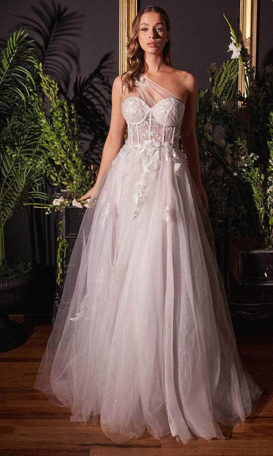 Andrea and Leo A1053W - One Shoulder Corset Bridal Gown