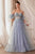 Andrea and Leo A1108 - Detachable Sleeve Sweetheart Ballgown Ball Gowns 2 / Paris Blue
