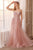Andrea and Leo A1142 - Scoop Floral Appliqued Prom Gown Evening Dresses