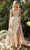 Andrea and Leo A1169 - Sweetheart Bustier Prom Gown Prom Dresses 10 / Champagne Gold
