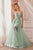 Andrea and Leo A1191 - Floral Embroidered Prom Gown Prom Dresses 2 / Sage