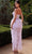 Andrea And Leo A1225 - Sheer Feather Sheath Gown Pageant Dresses