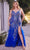 Andrea And Leo A1229C - Embellished Mermaid Gown Prom Dresses 2 / Royal