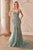 Andrea and Leo A1232 - Lace Applique Gown Prom Dresses 2 / Sage